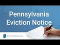 Pennsylvania Eviction Notice - GUIDE