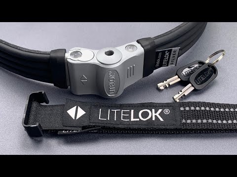 964] LiteLok Silver Bike Lock Picked - YouTube