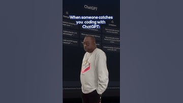 When someone catches you coding with ChatGPT