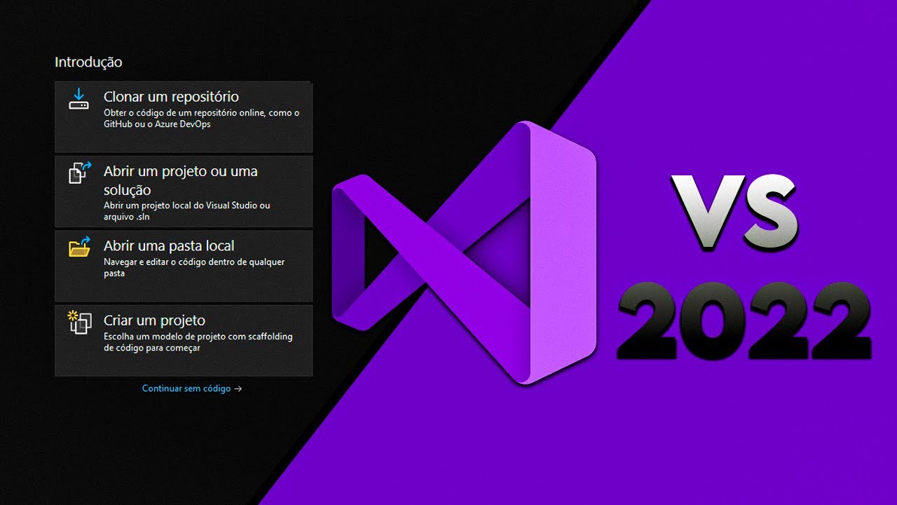 COMO BAIXAR E INSTALAR O VISUAL STUDIO 2022 NO PC - YouTube