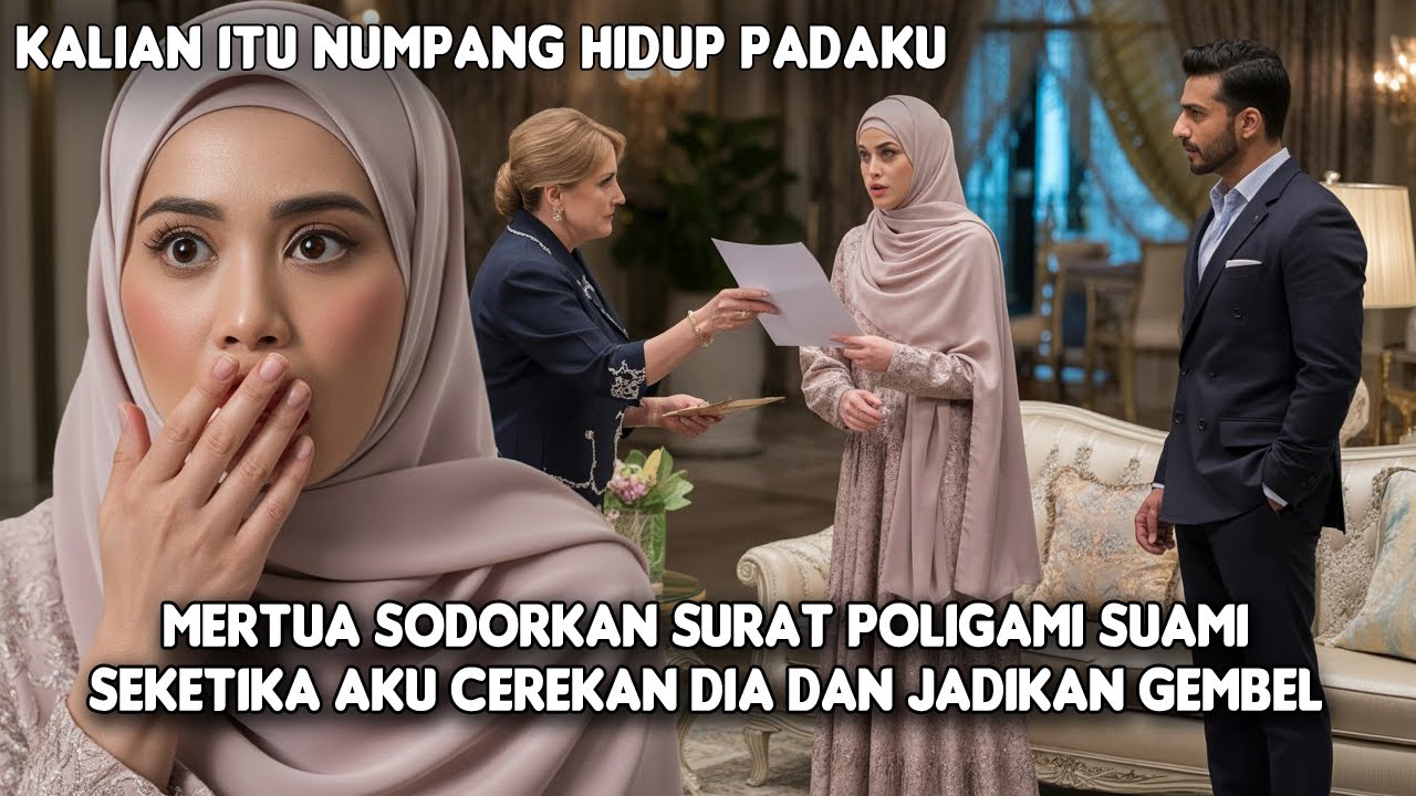IBU MERTUA SERAHKAN SURAT POLIGAMI SEKETIKA MEREKA JADI GEMBEL JALANAN @ceritabunda88