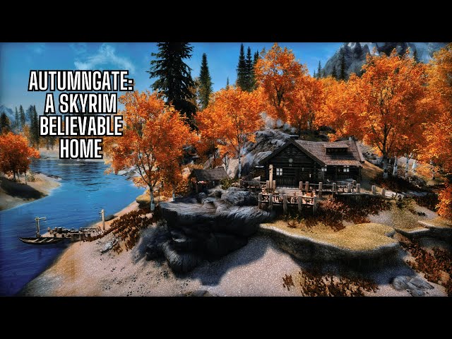 Autumngate - A Believable Player Home at Skyrim Special Edition Nexus - Mods  and Community