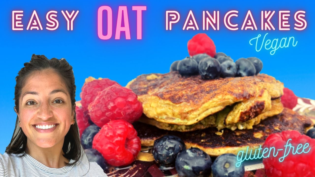 PROTEIN PANCAKES! Vegan, Gluten Free, & Only Six Ingredients, in 15