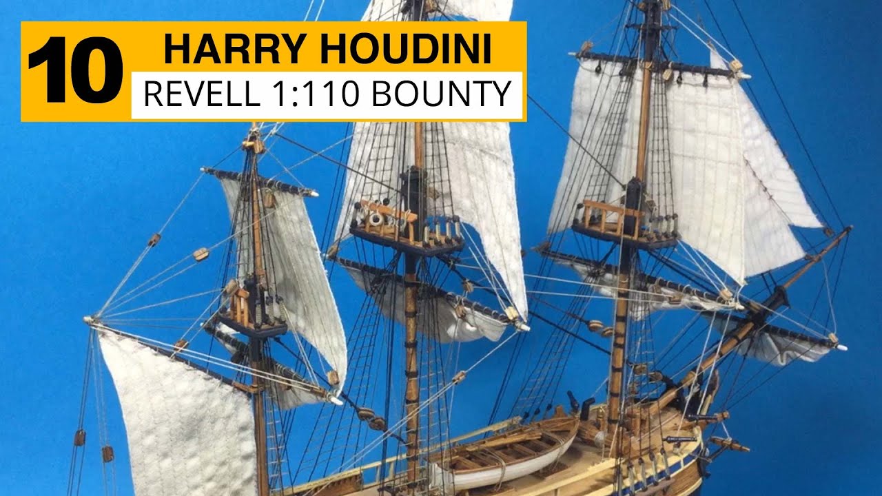 Harry Houdini Models :: Revell 1:110 HMAV Bounty