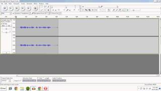 Audacity tutorial part 1