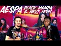 REACTING TO aespa 에스파 'Black Mamba' & 'Next Level'  | React Cult