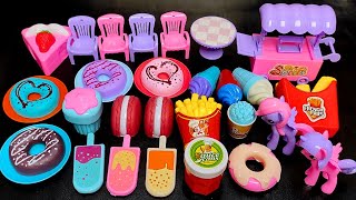 Satisfying with Unboxing Cute Pink Kitchen Toys, Home Playset Collection ASMR Video. Cooking set