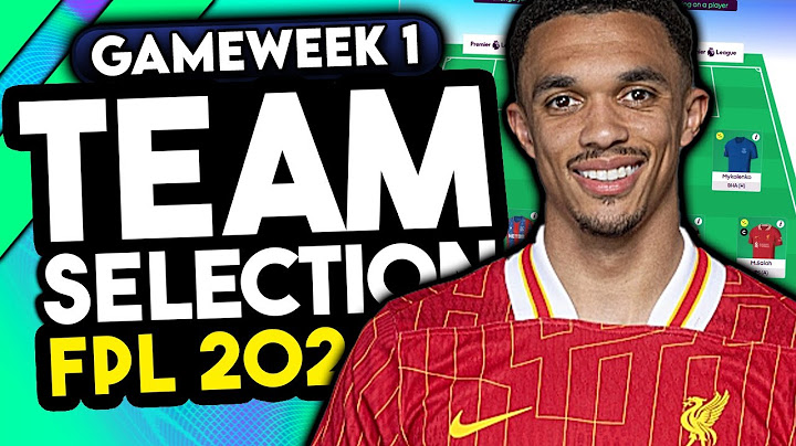 FPL GAMEWEEK 1 FINAL TEAM SELECTION | FANTASY PREMIER LEAGUE TIPS 2024/25