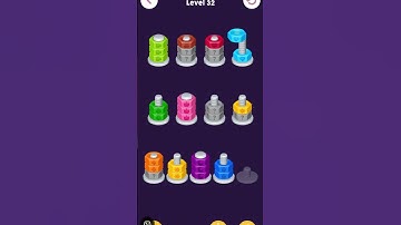 satisfying colour Boult sorting puzzle game #sorting #games #colour #satisfying