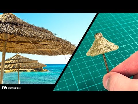 Хитрости мастеров (Пляжный зонт для диорамы своими руками)