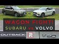 2020 Volvo V60 Cross Country Vs. Subaru Outback XT – Battle of The Lifted Wagons