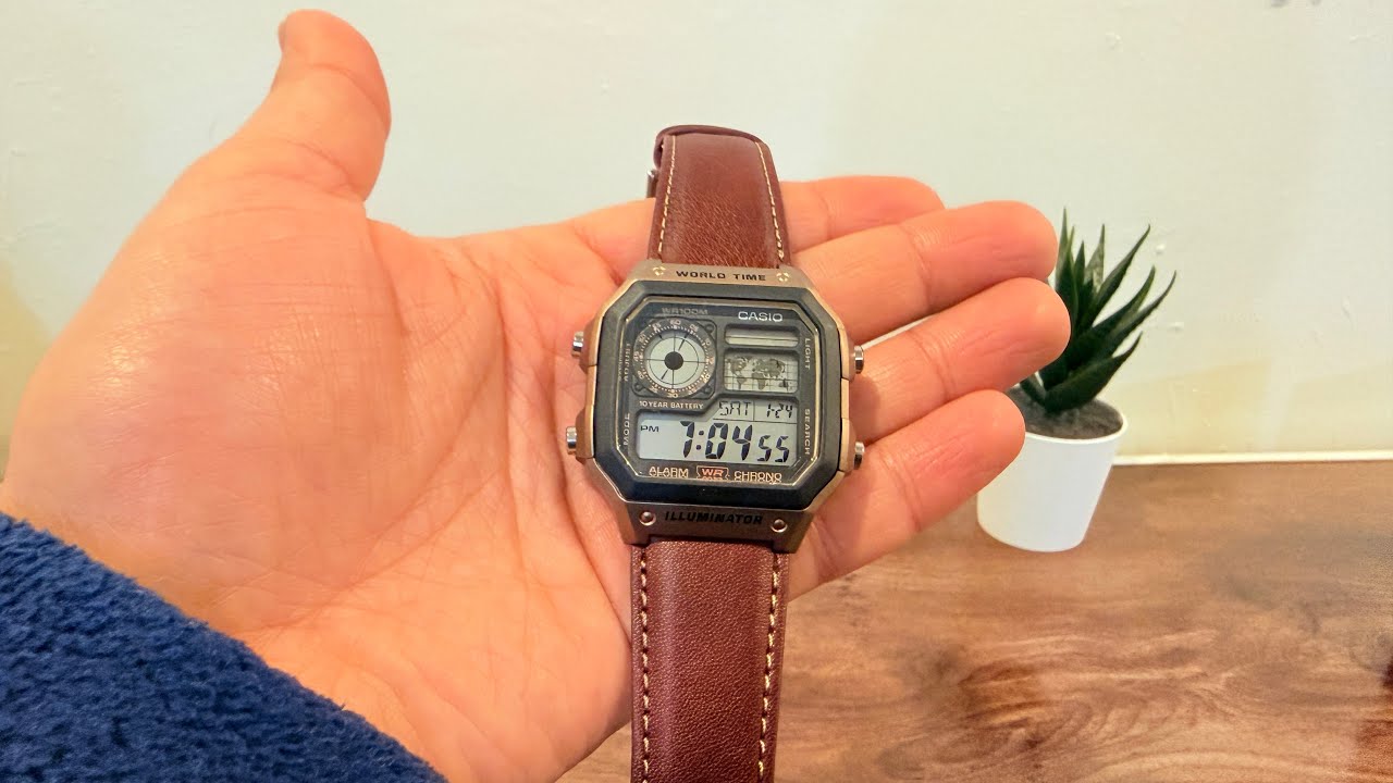 Casio AE-1200 WHL-5AVDF (D383) Unboxing | World Time Digital Watch | ASMR