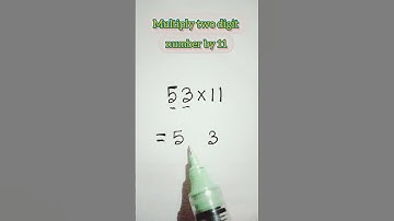 Multiply two digit number by 11 #maths #trending #shorts #viralvideo #tricks