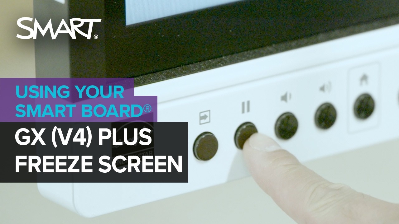 How to freeze the Screen on SMART Board GX (V4) Plus (2026) - YouTube