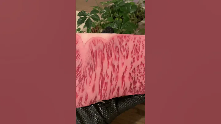 WAGYU BEEF | Amazing marbling distribution of this cut | #SHORTS