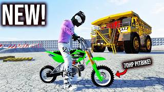RIDING THE ONLY 70HP ELECTRIC PITBIKE TO EXIST!? (MXBIKES!)