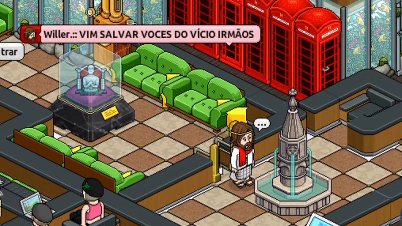 Um milagre acontece na Polícia DPH - Habbo Hotel