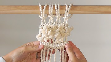 DIY Macrame Tutorial: Adding Texture Using Overhand Knots!