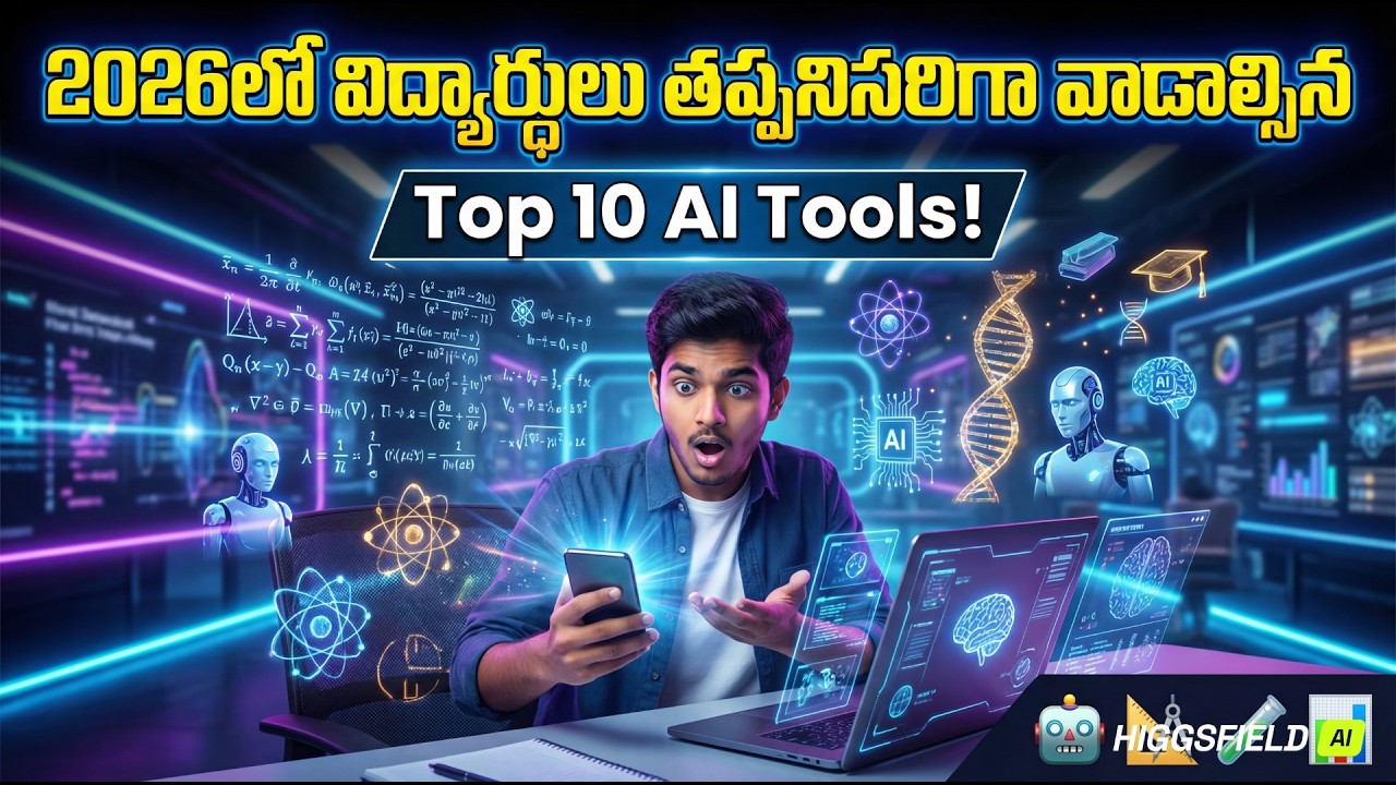 top 10 ai tools must know for students in 2026 - YouTube