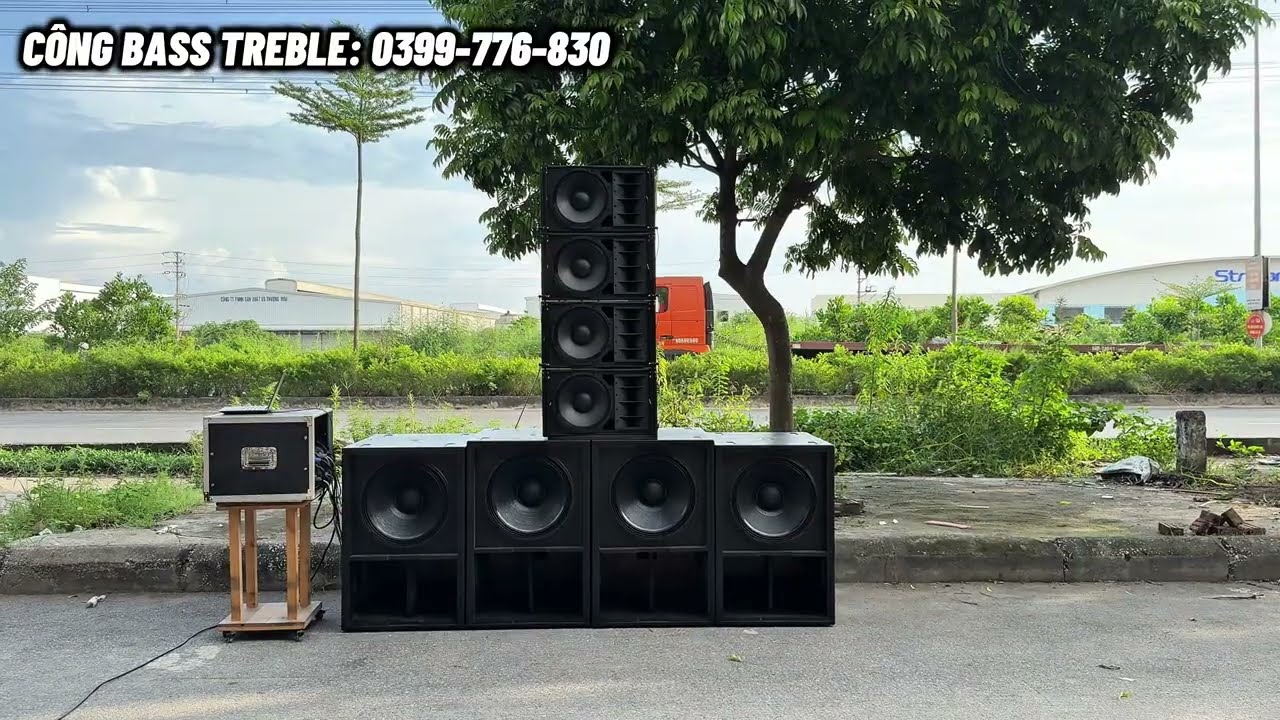 SUB 50 Coil 100 P2: Bass sub 50 BW coil 100 chơi Dj ngoài trời tiệc cưới Lực Như Nào 