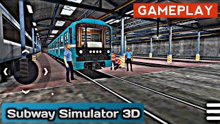 SUBWAY SIMULATOR 3D || DRIVE IN EASTERN EUROPE || GAMEPLAY IN ANDROID MOBILE screenshot 3