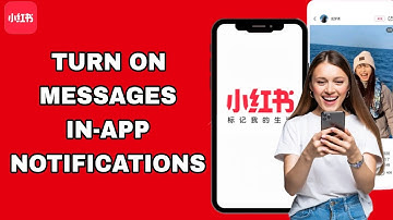 How To Turn On Messages In-App Notifications On REDnote App | Step By Step
