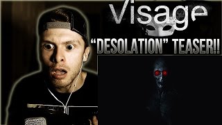 Vapor Reacts #102 | Visage Horror Game | Alpha Gameplay "Desolation' Teaser REACTION!! WTF IS THAT!?