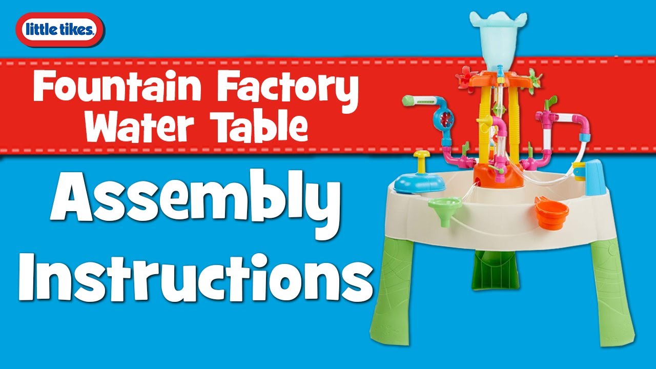 little tikes water fountain factory