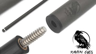 Part 1. Raven Cues Raven 12.4 carbon fiber shaft full review. $199!! 😯😊Link in the comment section.