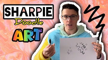 Testing The Sharpie Chisel Tip Marker Pens | Art Vlog