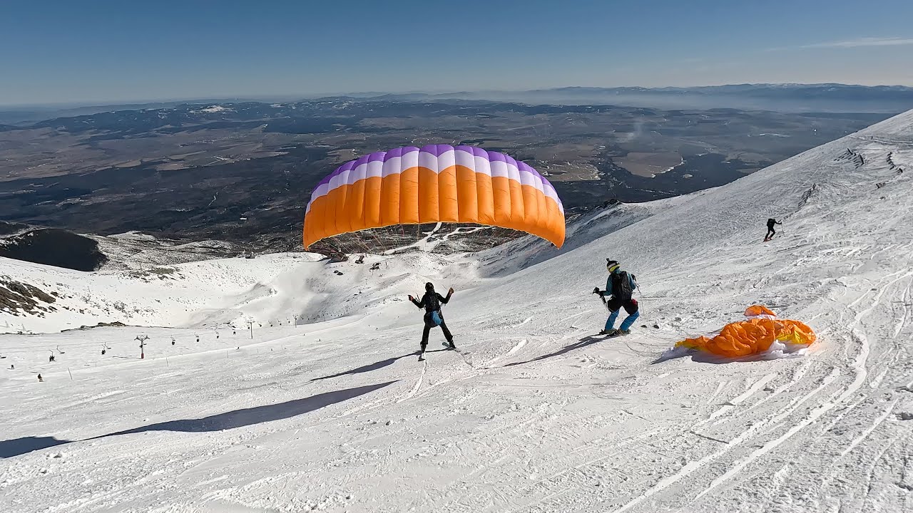 Lomnické sedlo - Tatranská Lomnica celá jazda Tatranská Lomnica 2023 Jarná lyžovačka