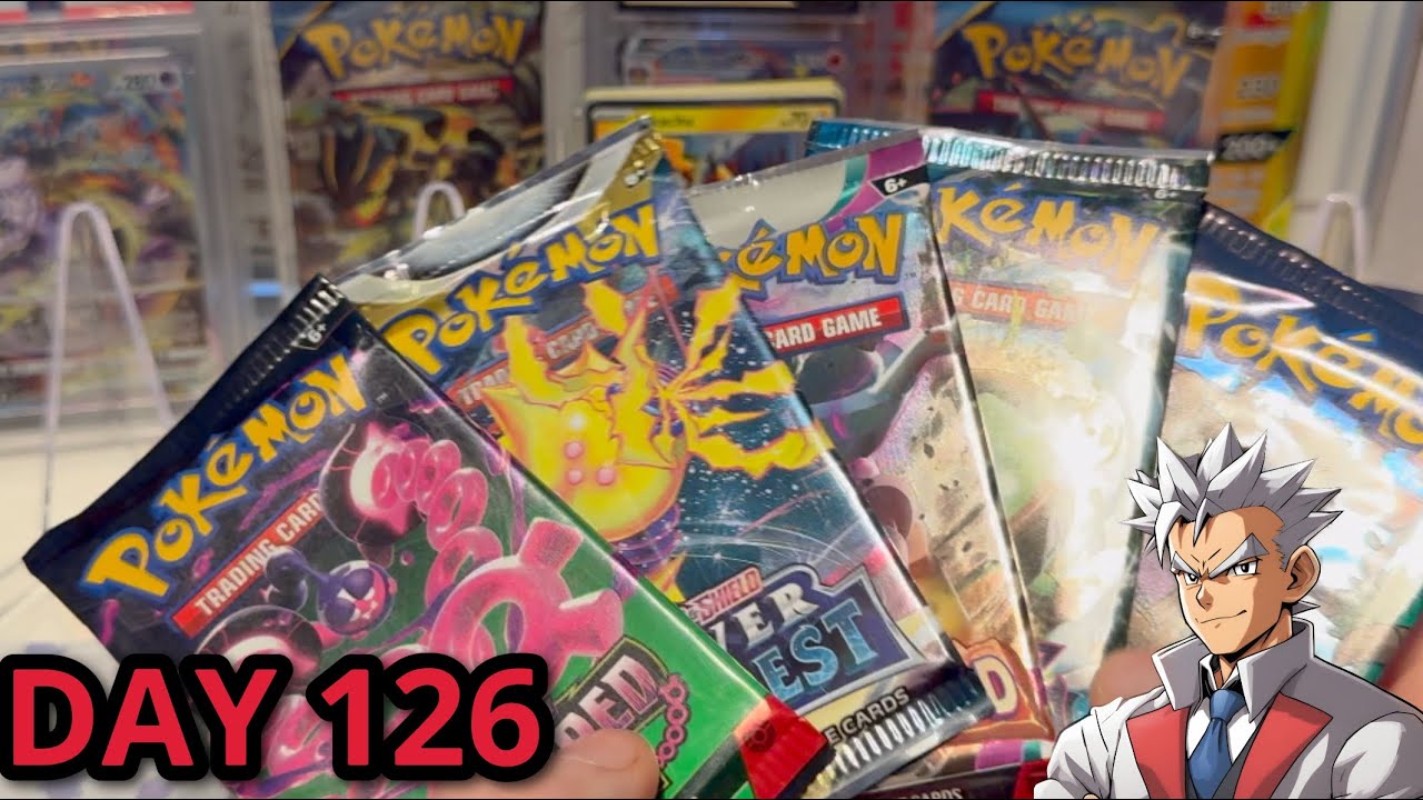 What Is This Pack "LUCK"?! 5 Packs a Day Keeps Professor Oak Away 🔥🔥🔥  Day 126