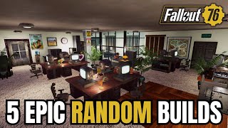 5 Epic Random Camp Builds Found In Fallout 76 2024!