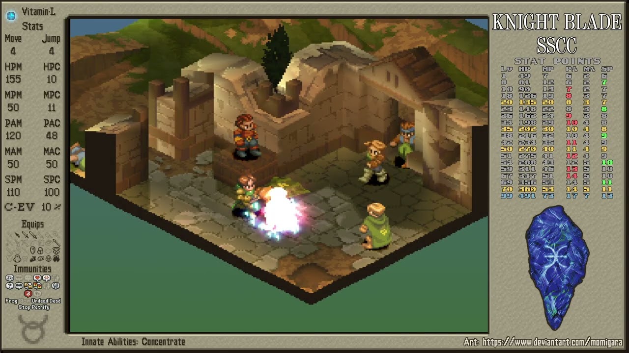 [FFT] Knight Blade SSCC Pt.2 Cellar of Sand Mouse