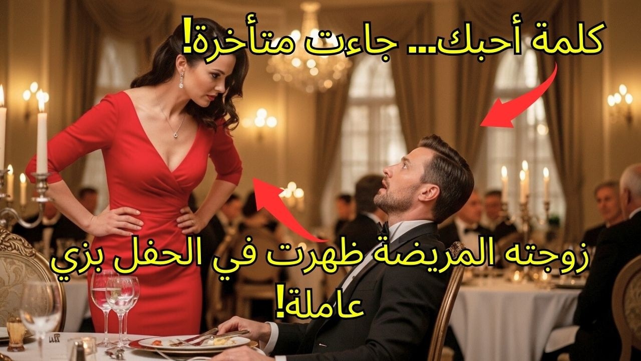 استهان بزوجته المريضة… ففاجأته في حفل فاخر أمام الجميع! قصة مؤثرة جدًا
