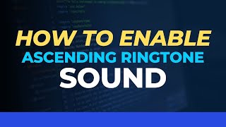 how to enable ascending ringtone sound screenshot 5