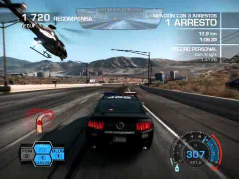 NFS Hot Pursuit Police Chase Ford Shelby GT500 