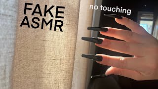 FAKE ASMR 🤬 Invisible Triggers (Tapping & Scratching)