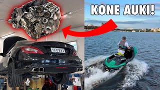 MERSUN KONEREMONTTI ETENEE JA VESIJETTI HOMMIA