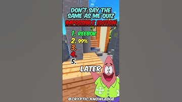 IMPOSSIBLE QUIZ TRIVIA🤔 #trivia #quiz #brainteaser