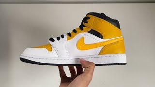 Nike Air Jordan 1 Mid University Gold Unboxing