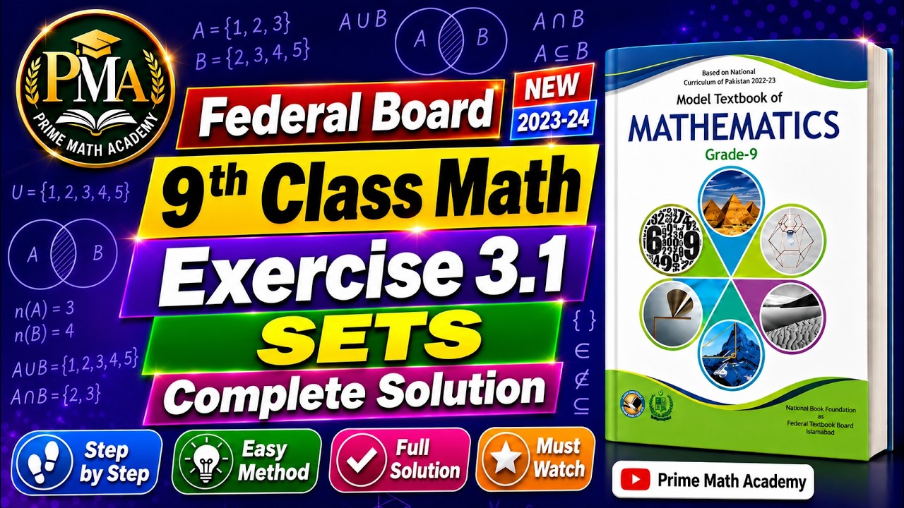 Ace Your Exams: Class 9 Math Exercise 3.1 Full Solution - YouTube