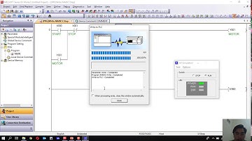 Simulasi Program Start/Stop dengan Interlock menggunakan GX Works 2