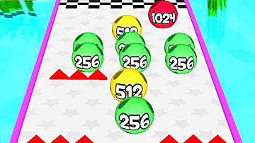 Ball Game Fun Race Run 2048 3D ! All Levels Gameplay (680-683) android,ios