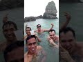 Swimming wpaisano bermuda triangle nilalamig