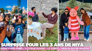 À cœur ouvert je vous dis la vérité...Peur de la nouvelle maison ? 3 ans de Niya à Disneyland paris