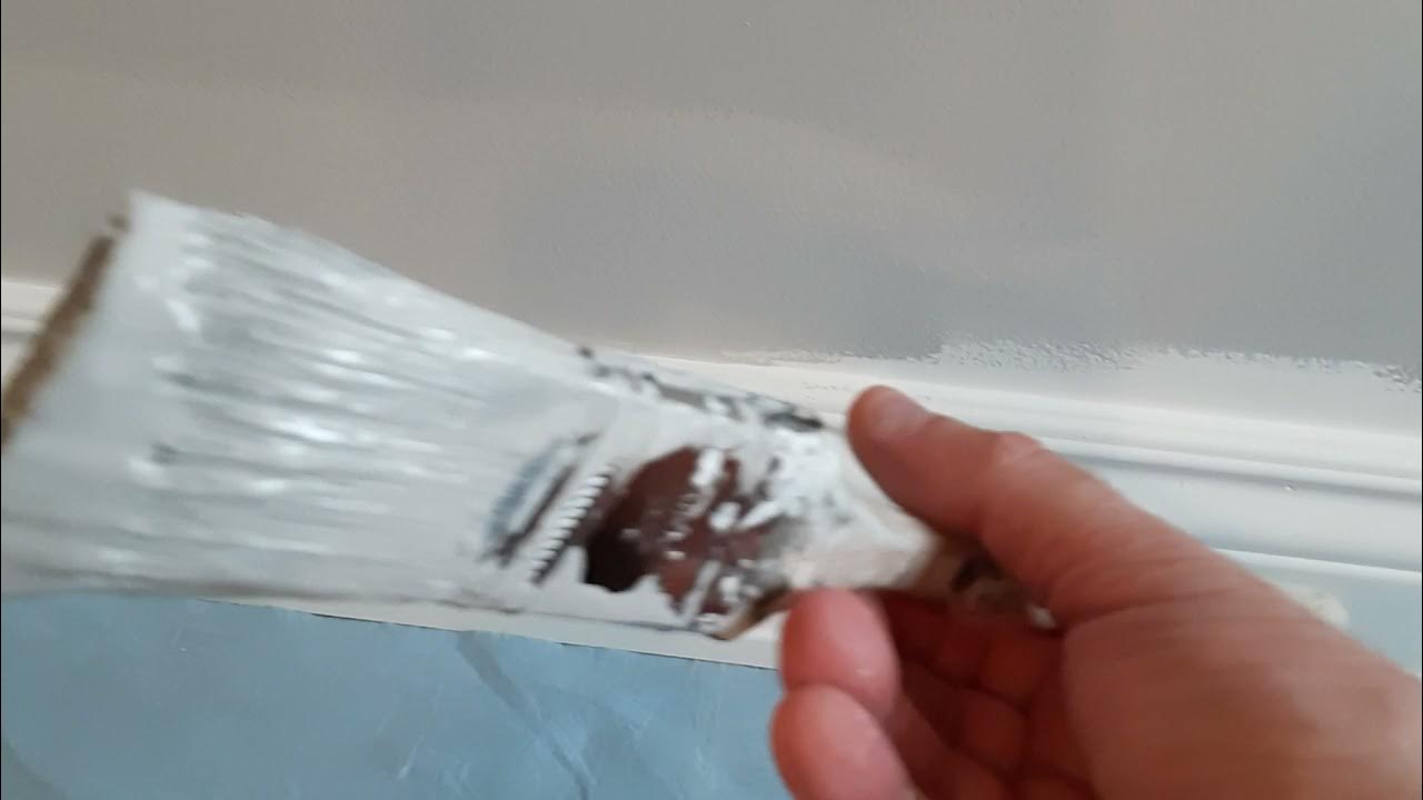 how to paint the baseboard and wall without using tape YouTube