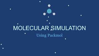 Using Packmol