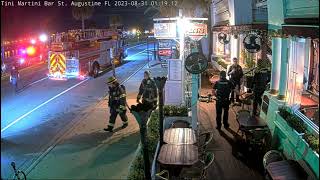 Firetruck And Police Tini Martini Bar St Augustine Fl 