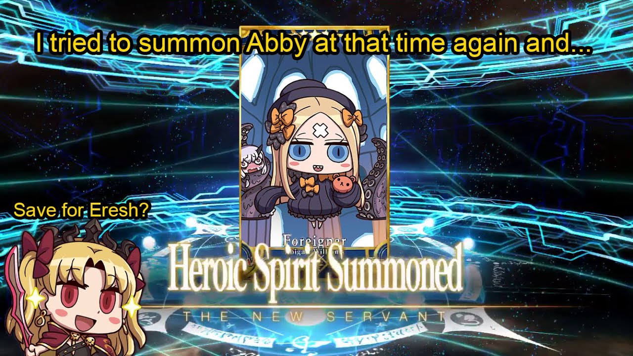 Fgo I Tried To Summon Abigail Williams At That Time Again And Youtube